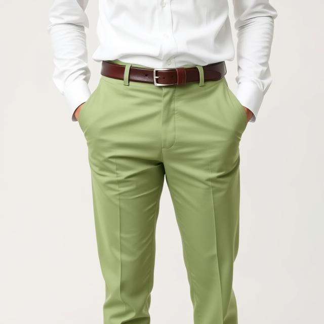 Men's Classic Plain Cotton Chinos – Lightweight, Comfortable, and Versatile Everyday Wear
