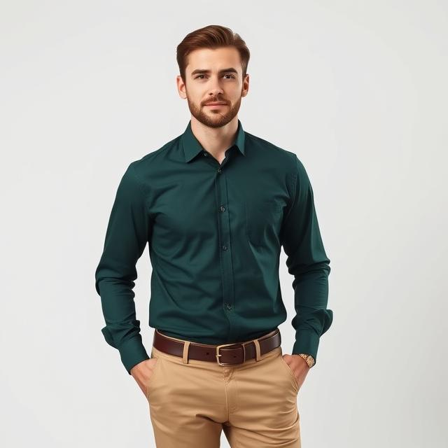 Men's Plain Cotton Shirts – Classic, Comfortable, and Stylish Everyday Wear