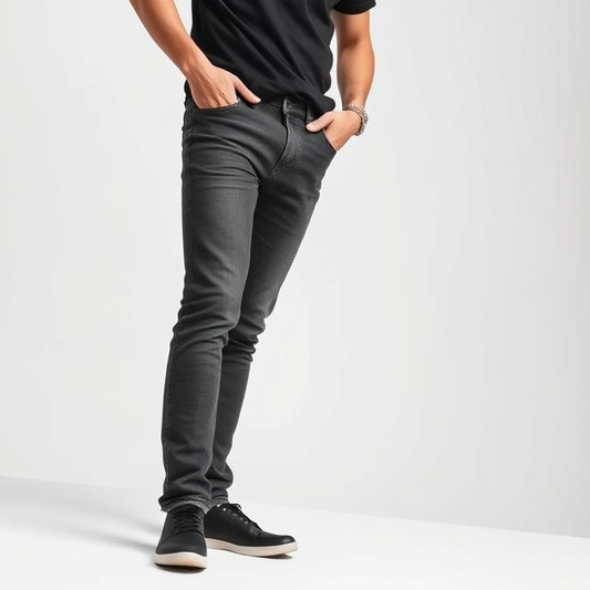 Slim Fit Stretch Denim Jeans for Men Women Sizes 28 to 38 Comfortable Skinny Jeans Trendy Washed Styles Perfect for Casual Everyday Wear